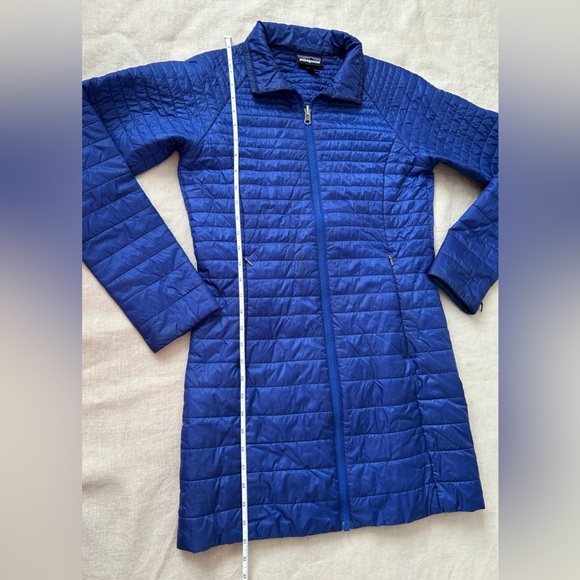 Patagonia Womens Vosque 3-in-1 Parka Inside Jacket Only Vibrant Blue Puffer Sz S - Picture 7 of 8